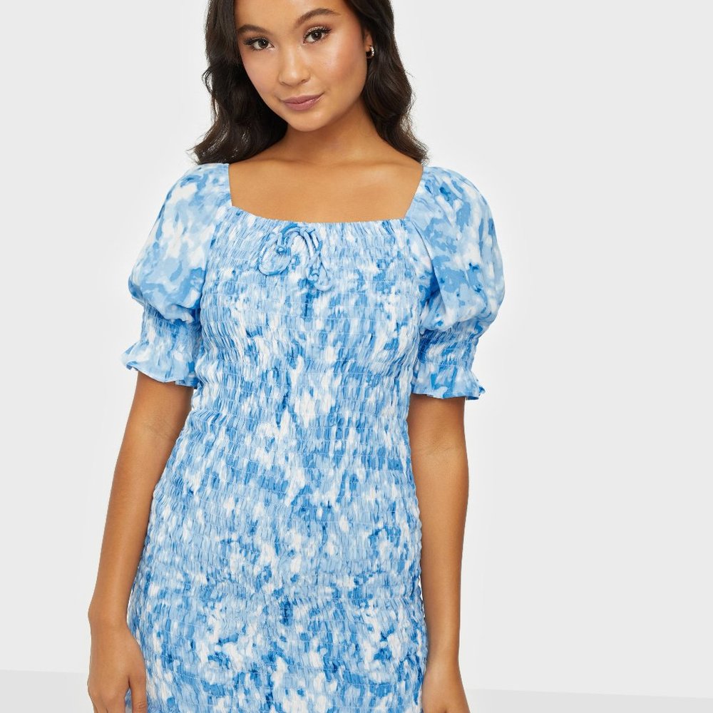 FAITHFULL THE BRAND | Magnolia Mini Dress Roos Blue Tie Dye - Picture 3 of 5